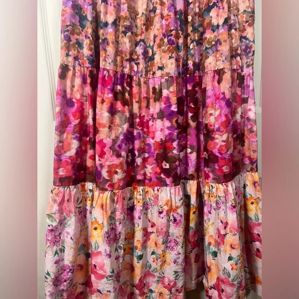 Kachel x Anthropologie Vibrant Floral Maxi Dress, Somerset - style - Picture 9 of 9